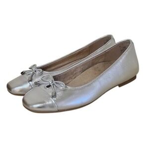 Vionic Klara Silver Ballet Flats Size 7